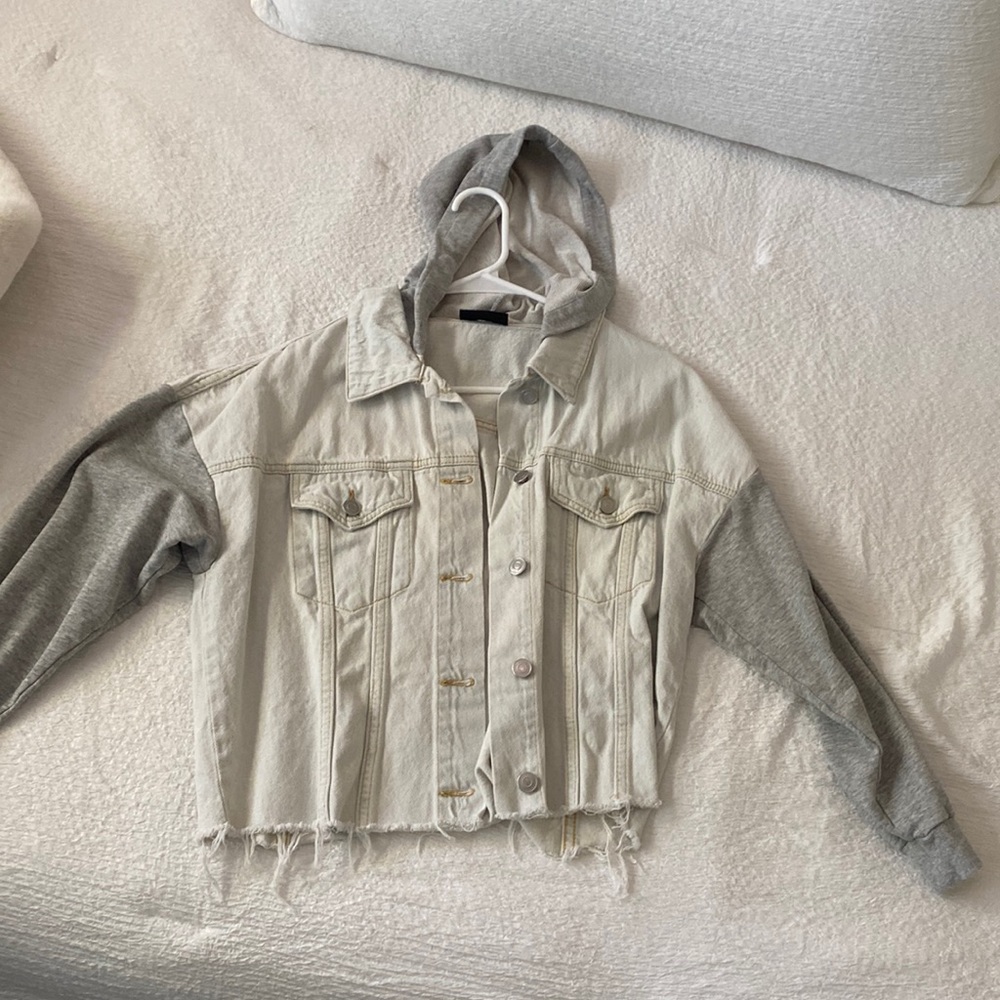 Hoodie jean jacket